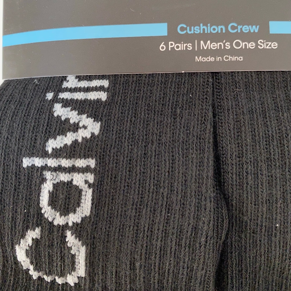 Calvin Klein Cushioned Ribbed Crew Socks 7-12 shoes - Picture 4 of 9